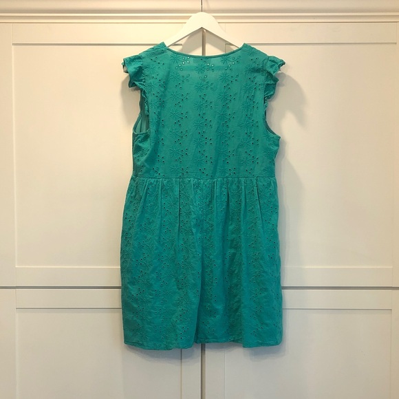 ANDREE BY UNIT Teal Eyelet Mini Dress - Picture 2 of 8
